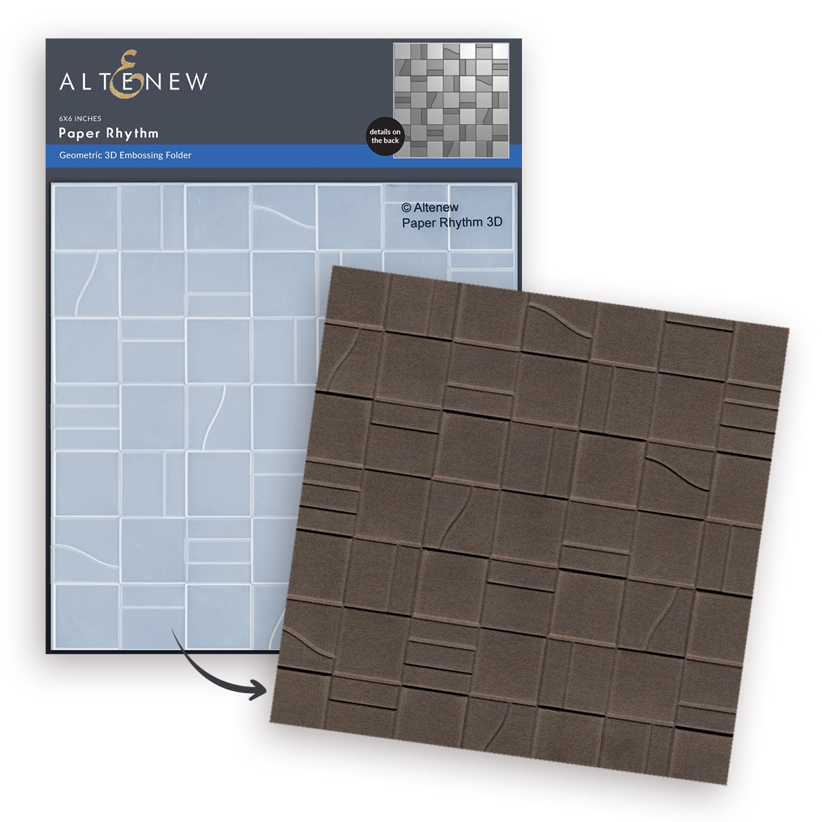 Altenew - Paper Rhythm 3D Embossing Folder