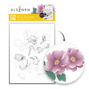 Altenew - Flowers & Flourishes Coloring Stencil Set (3 in 1)
