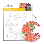 Altenew - Winterberry Poinsettias Stencil Set (4 in 1)