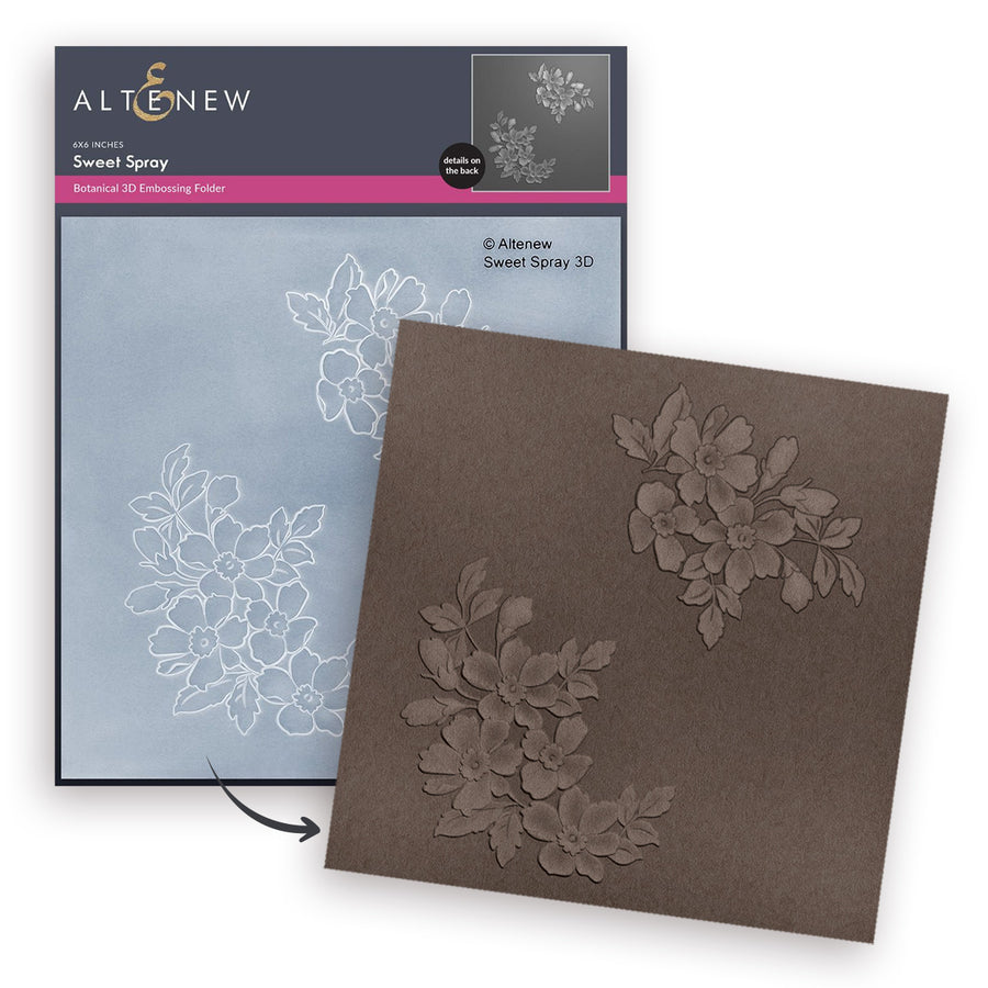 Altenew - Sweet Spray 3D Embossing Folder