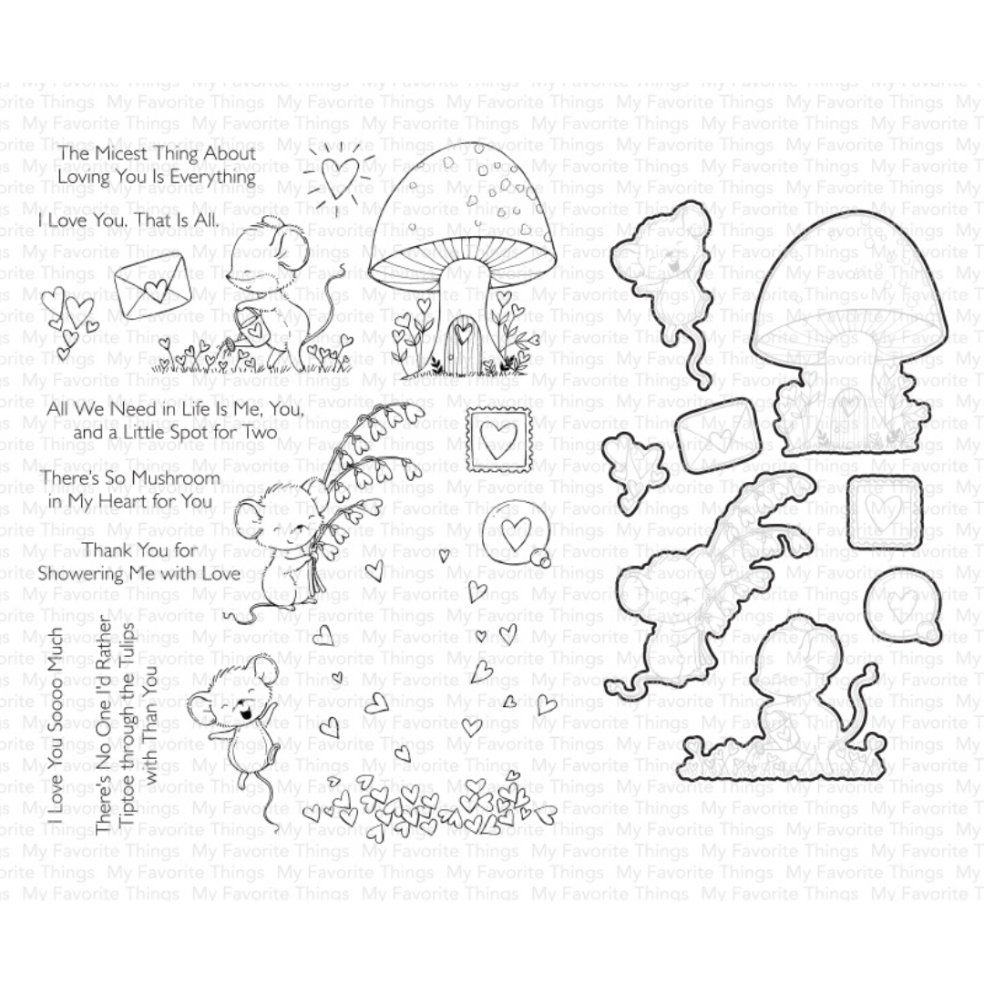 My Favorite Things - SY The Micest Thing Stamp & Die Duo – 3 Wise Crafters