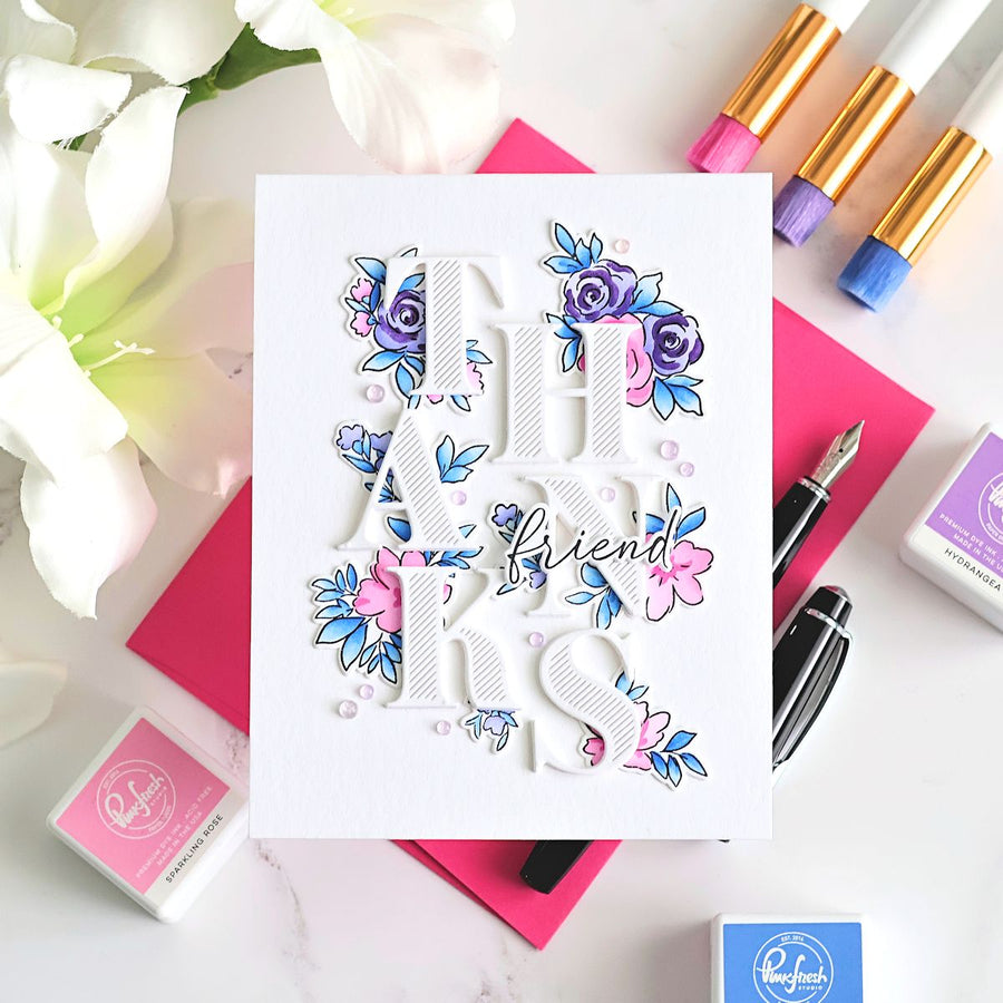 Pinkfresh Studio - Cozy Blooms Stamps