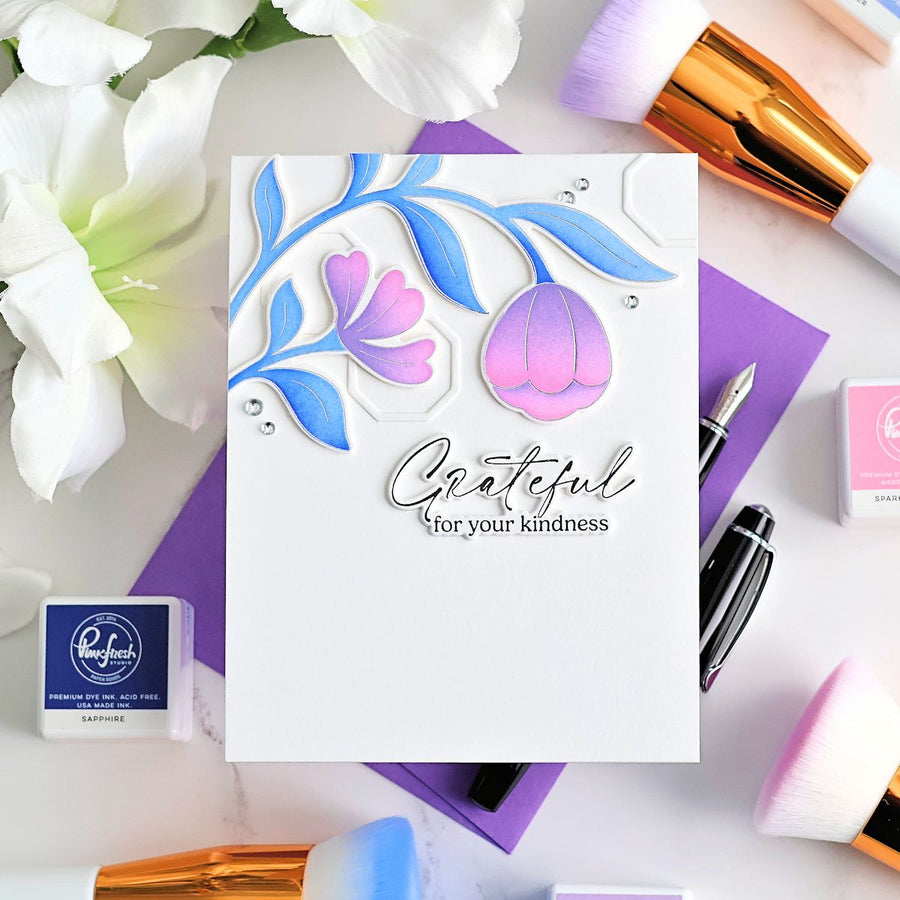 Pinkfresh Studio - Moonlit Blooms Stencils