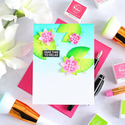 Pinkfresh Studio - Tranquil Water Lilies Stencils
