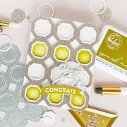 Pinkfresh Studio - Octagon Grid Coverplate Die