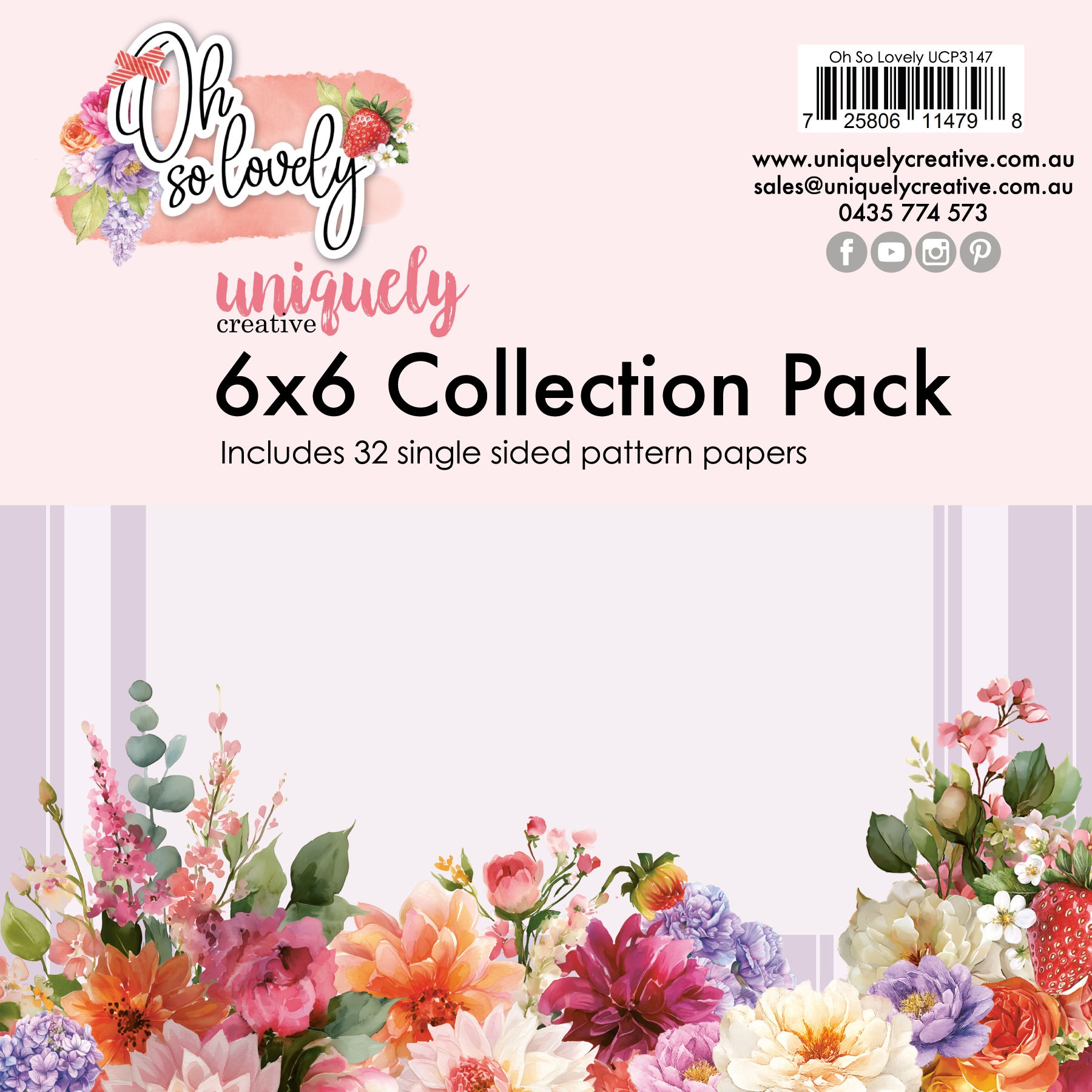Uniquely Creative - Oh So Lovely 6 x 6 Collection Pack  (Oh So Lovely Collection)