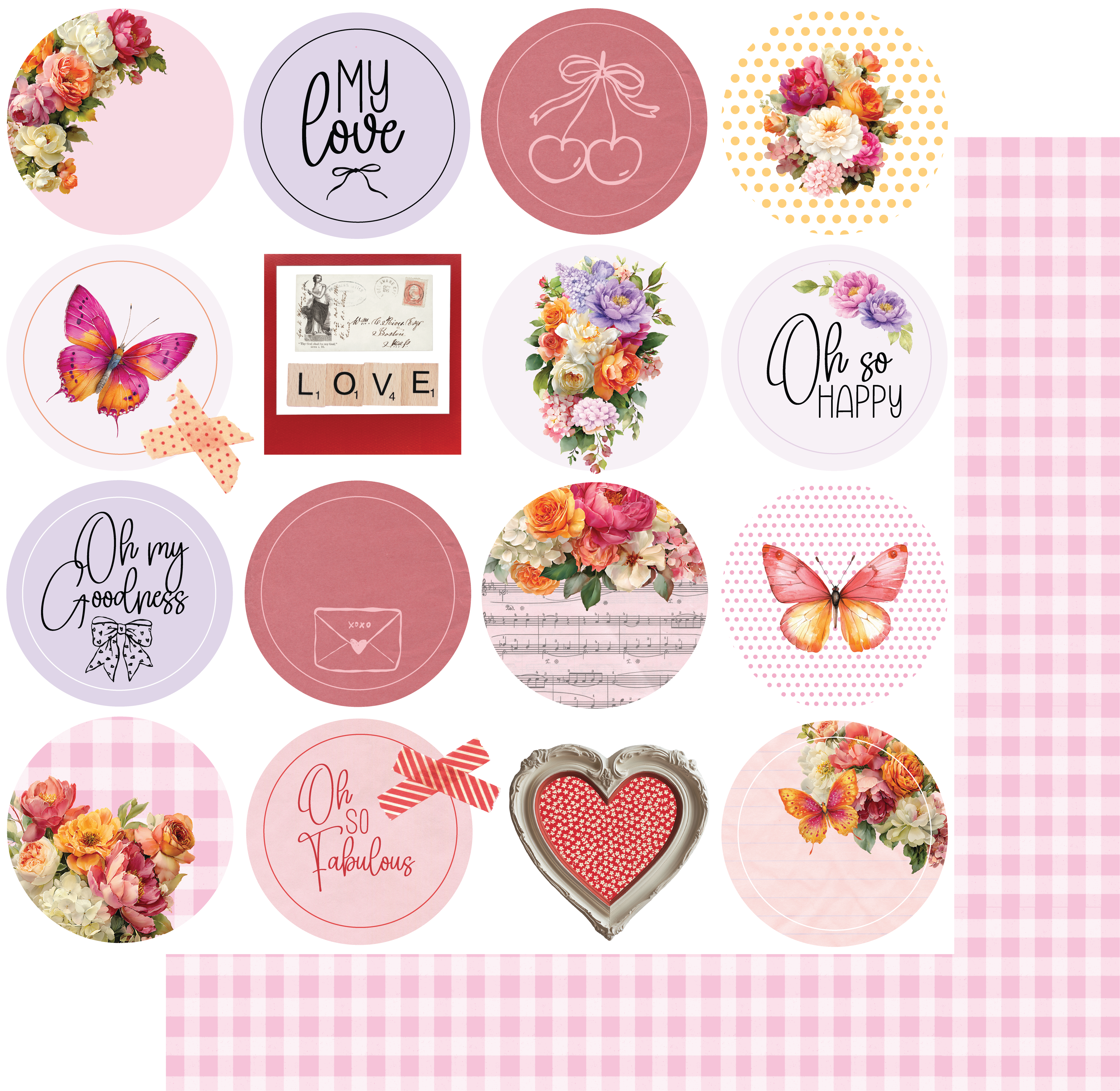 Uniquely Creative - Oh Happy Days Paper (Oh So Lovely Collection)