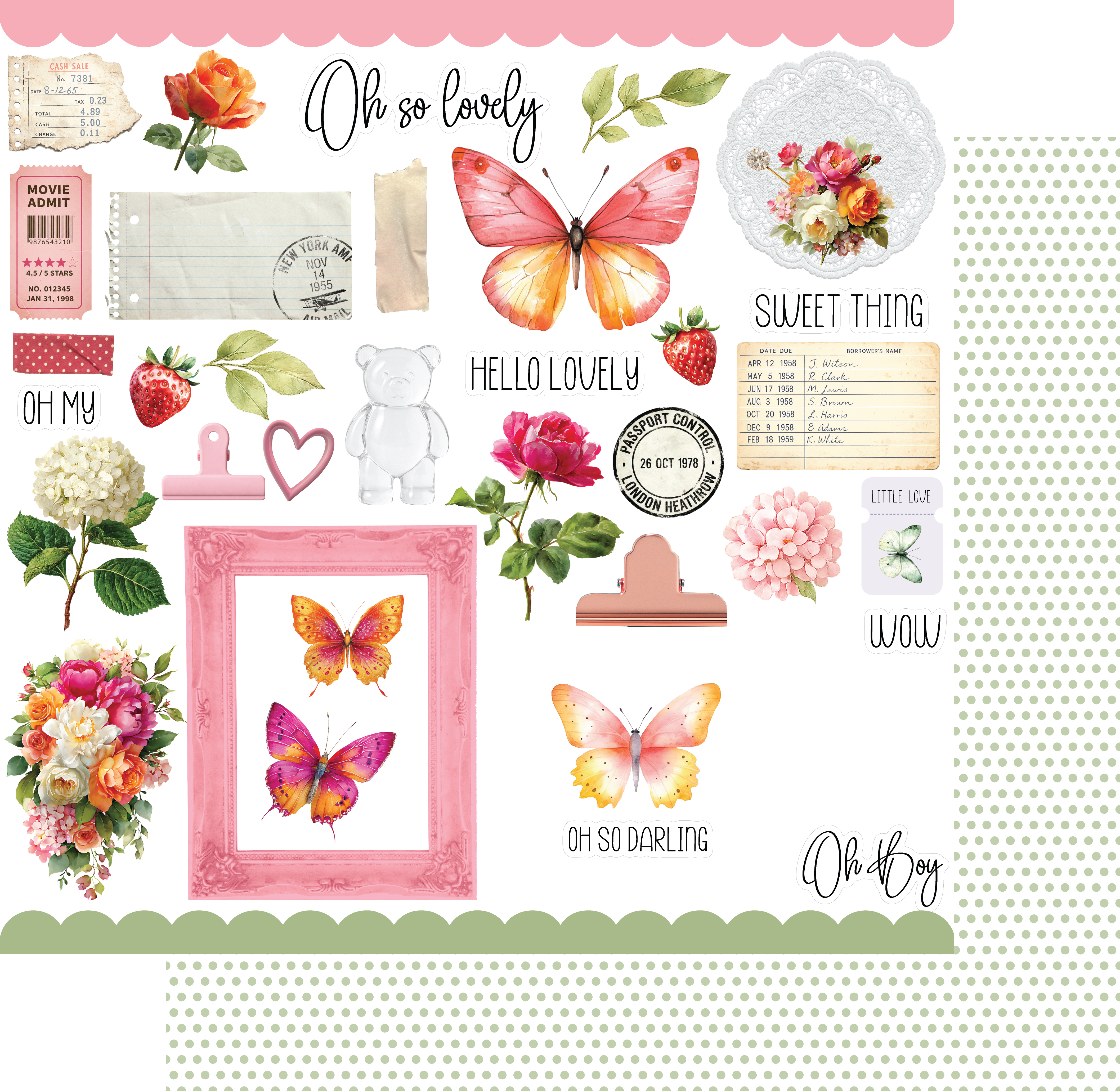 Uniquely Creative - Oh My Darling Paper (Oh So Lovely Collection)