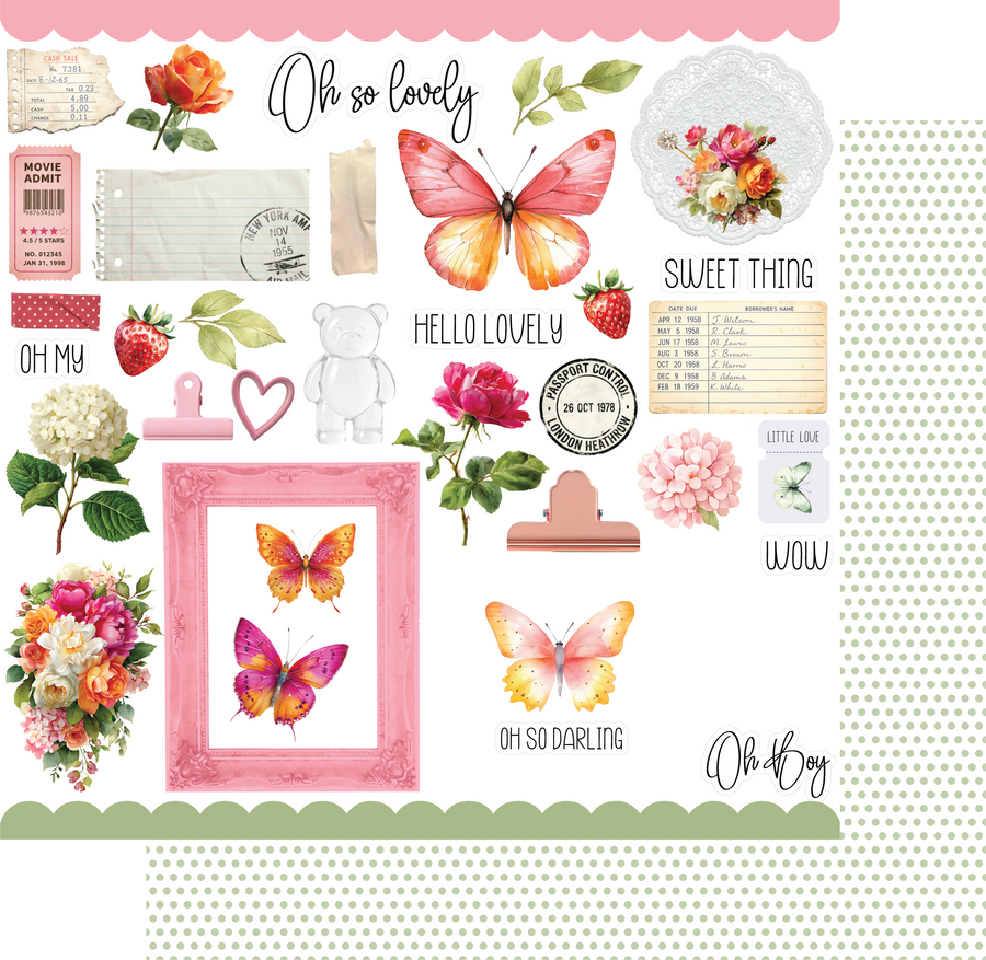 Uniquely Creative - Oh My Darling Paper (Oh So Lovely Collection)