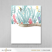 Altenew - One-Go: Solid Sentiment Banners Stamp Set