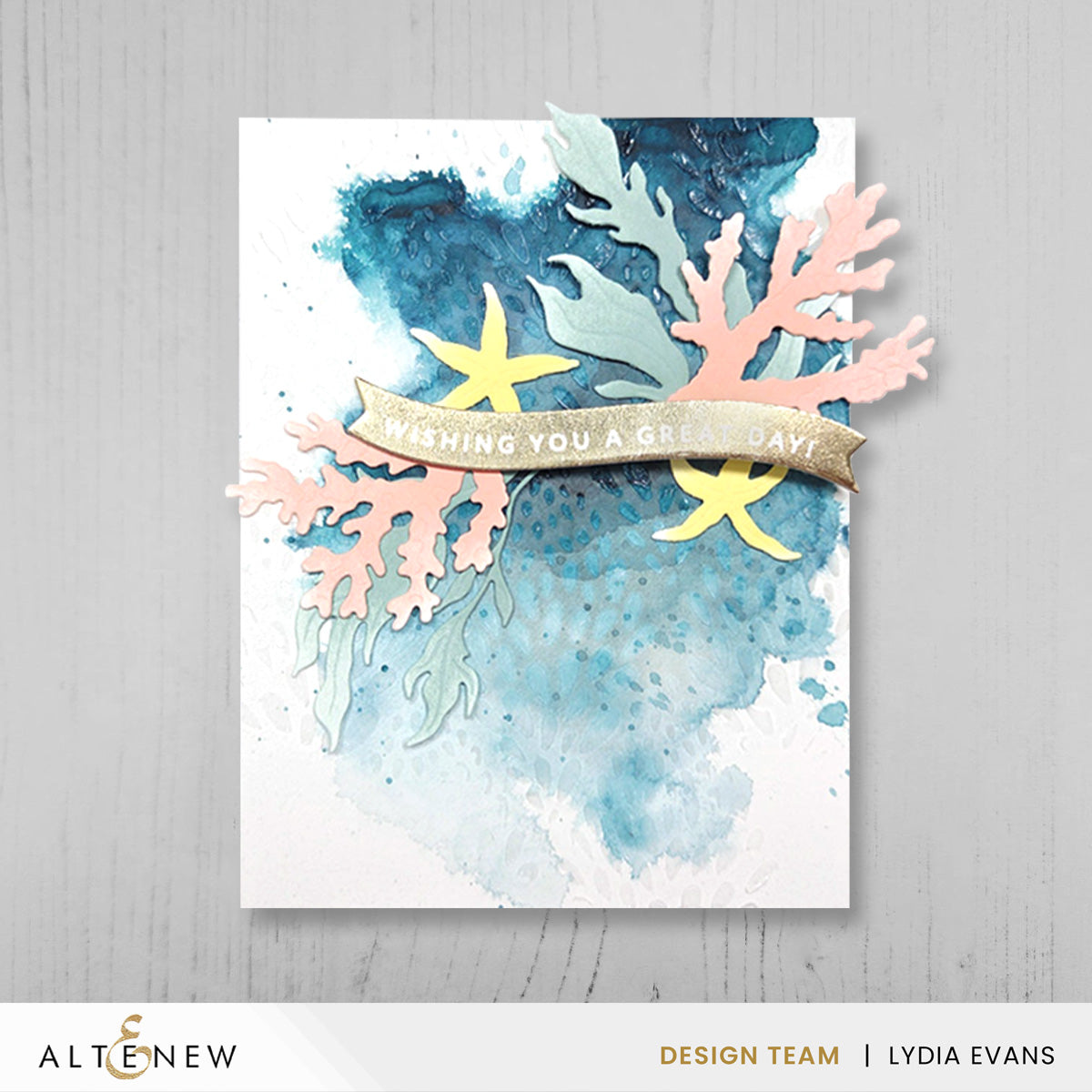 Altenew - One-Go: Solid Sentiment Banners Die
