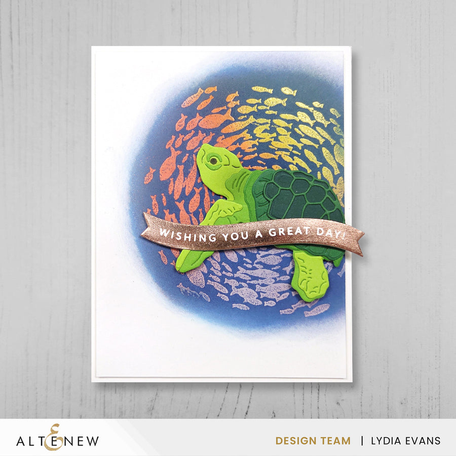 Altenew - One-Go: Solid Sentiment Banners Stamp Set