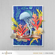 Altenew - One-Go: Solid Sentiment Banners Press Plate