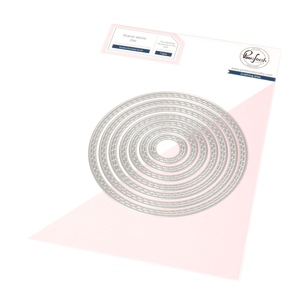 Pinkfresh Studio - Double Stitched Circle Dies