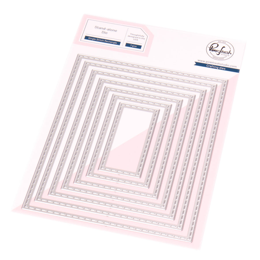 Pinkfresh Studio - Essentials: Single Stitch Rectangle Dies