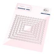 Pinkfresh Studio - Essentials: Dotted Postage Square Dies