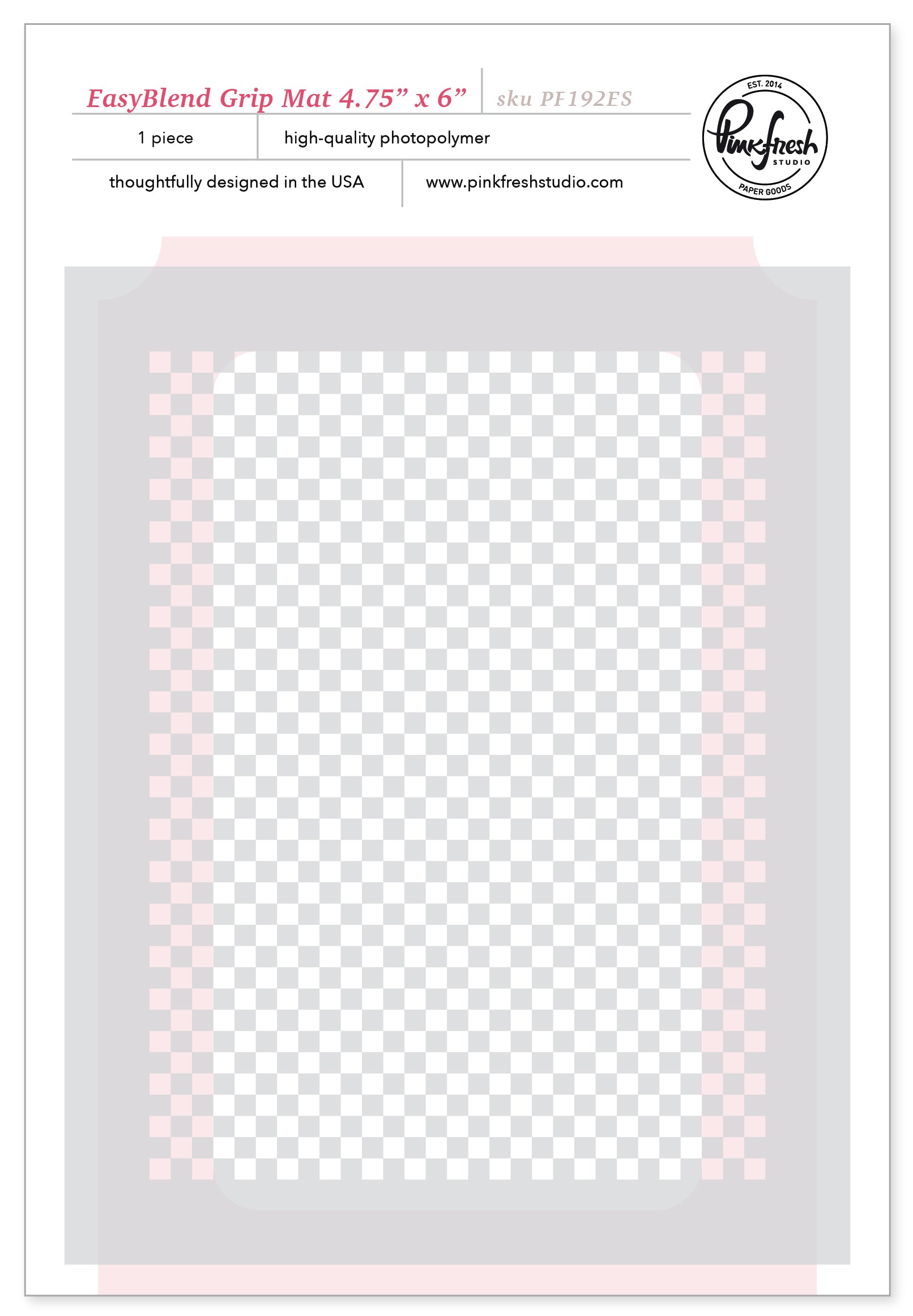 Pinkfresh Studio EasyBlend Grip Mat 4.75" x 6"