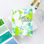 Pinkfresh Studio Overlapping Triangle stencils