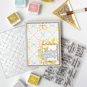 Pinkfresh Studio - Petal Mosaic Stencils