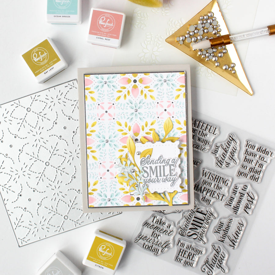 Pinkfresh Studio - Petal Mosaic Stencils