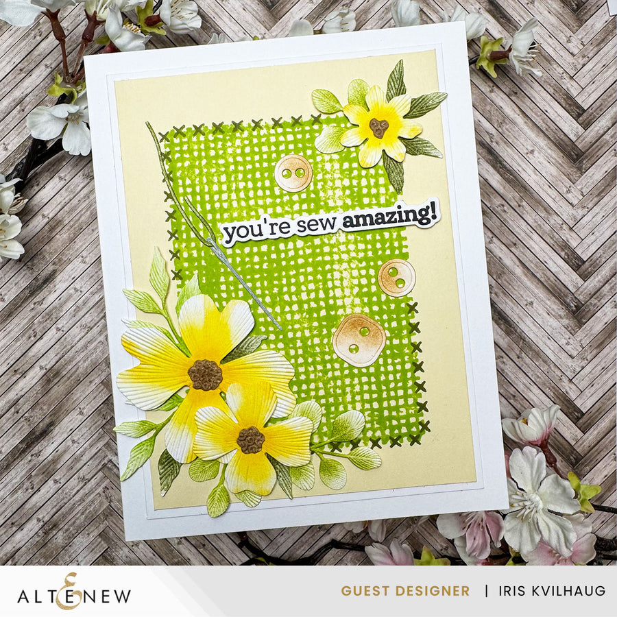Altenew - Craft Your Life Project Kit: Stitched With Love & Add-On Die Bundle