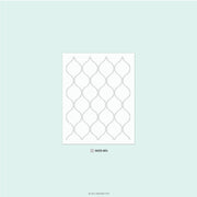 Concord & 9th - Patterned Peacock Embossing Folder