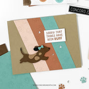 Concord & 9th - Paw Prints Double Card Front Die