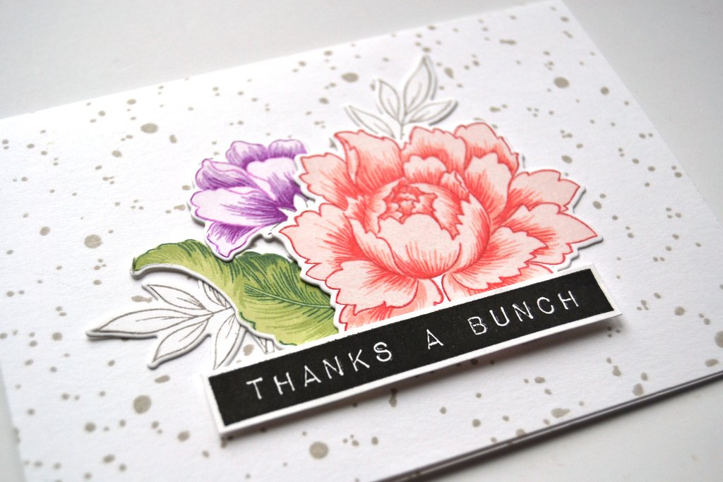 Altenew - Peony Bouquet Stamp Set