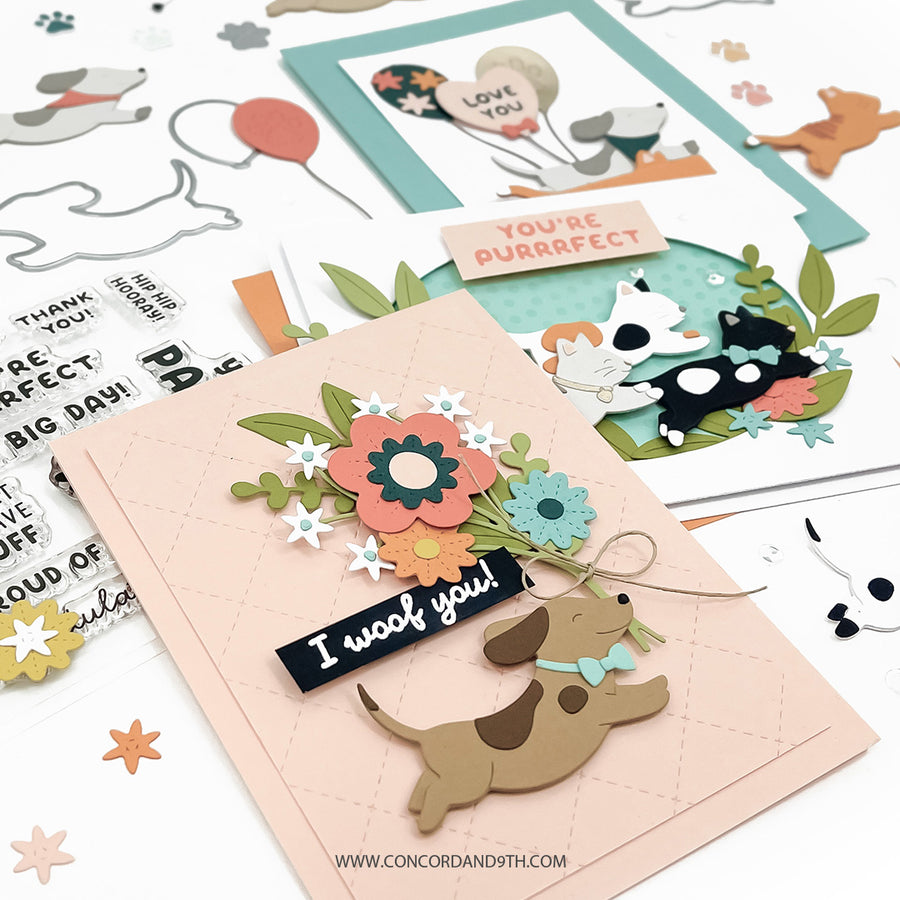 Concord & 9th - Pet Pals Stamp Set