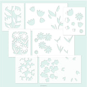 Concord & 9th - Petal Portraits Stencil Pack