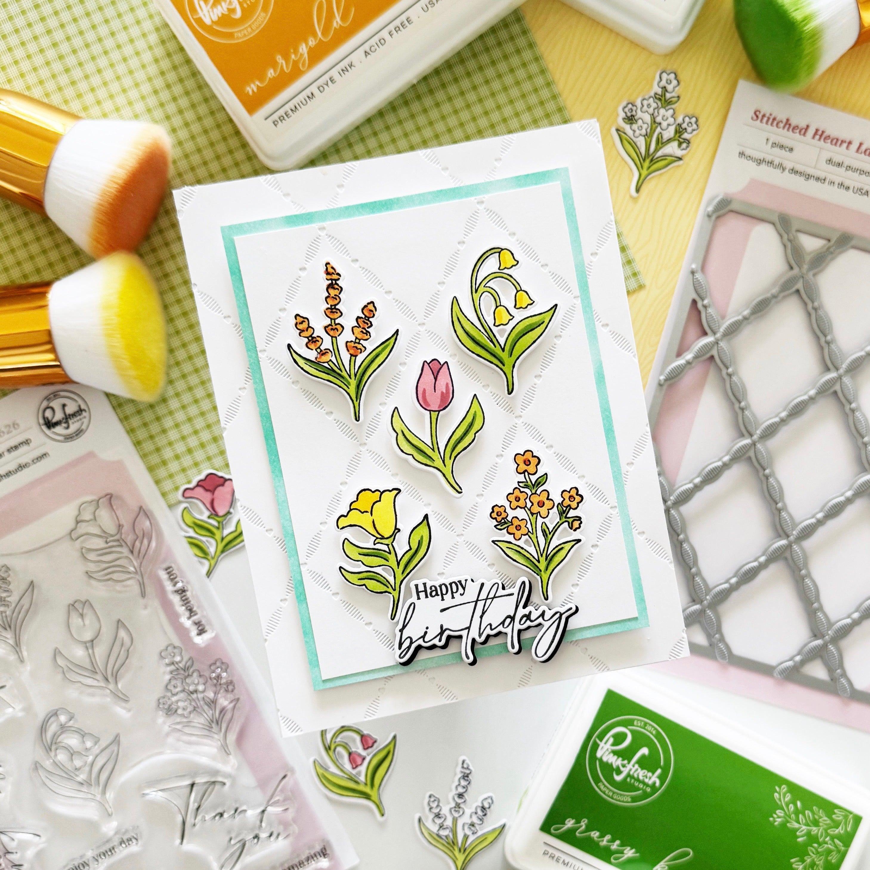 Pinkfresh Studio - Petite Florals Dies