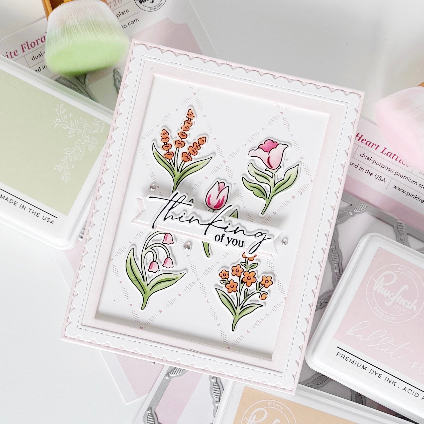 Pinkfresh Studio - Petite Florals Stencils