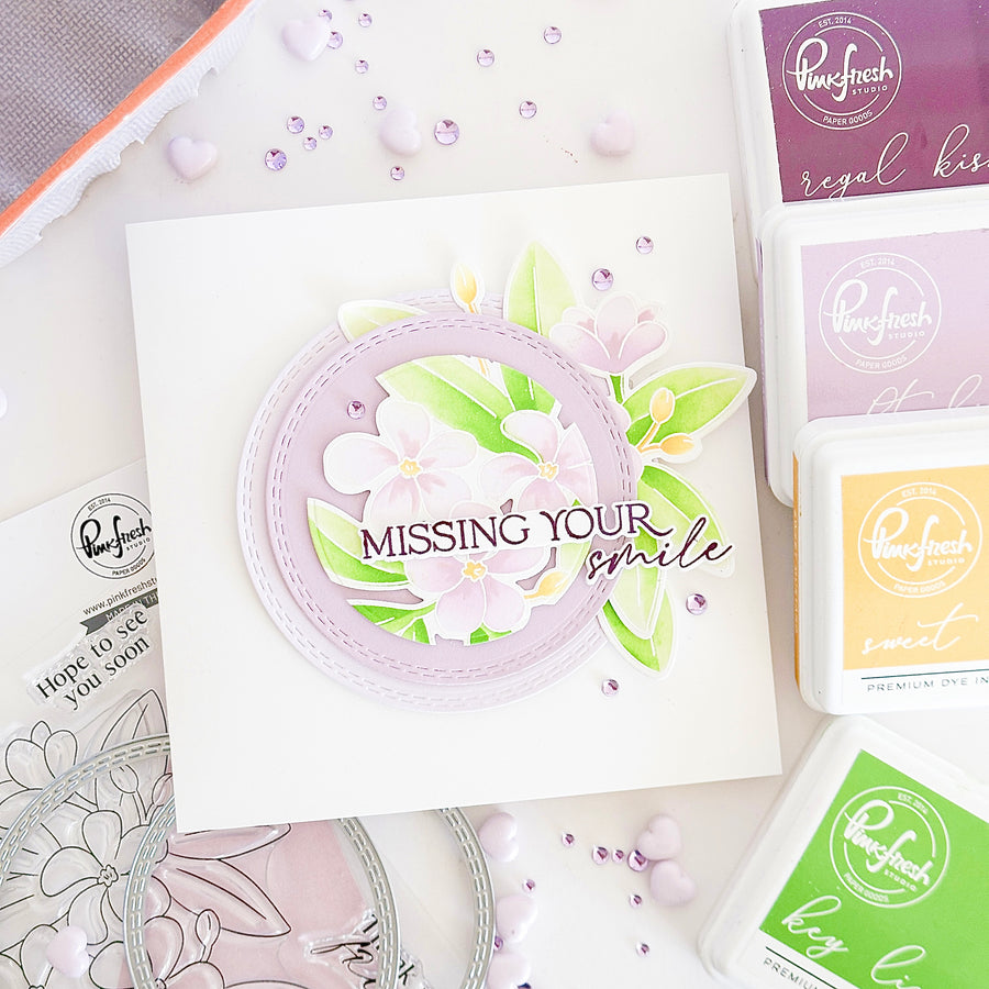 Pinkfresh Studio - Double Stitched Circle Dies