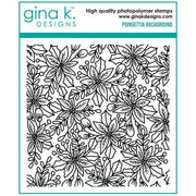 Gina K Designs - Poinsettia Background Stamps