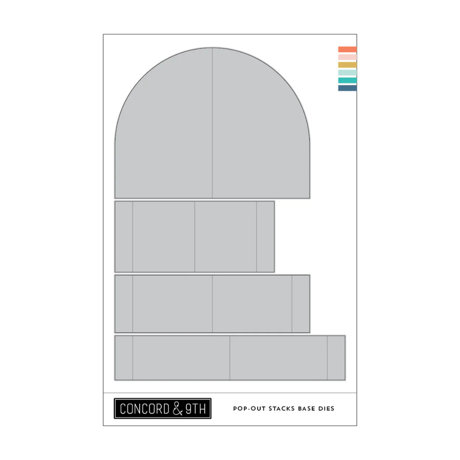Concord & 9th - Pop-out Stacks Base Dies