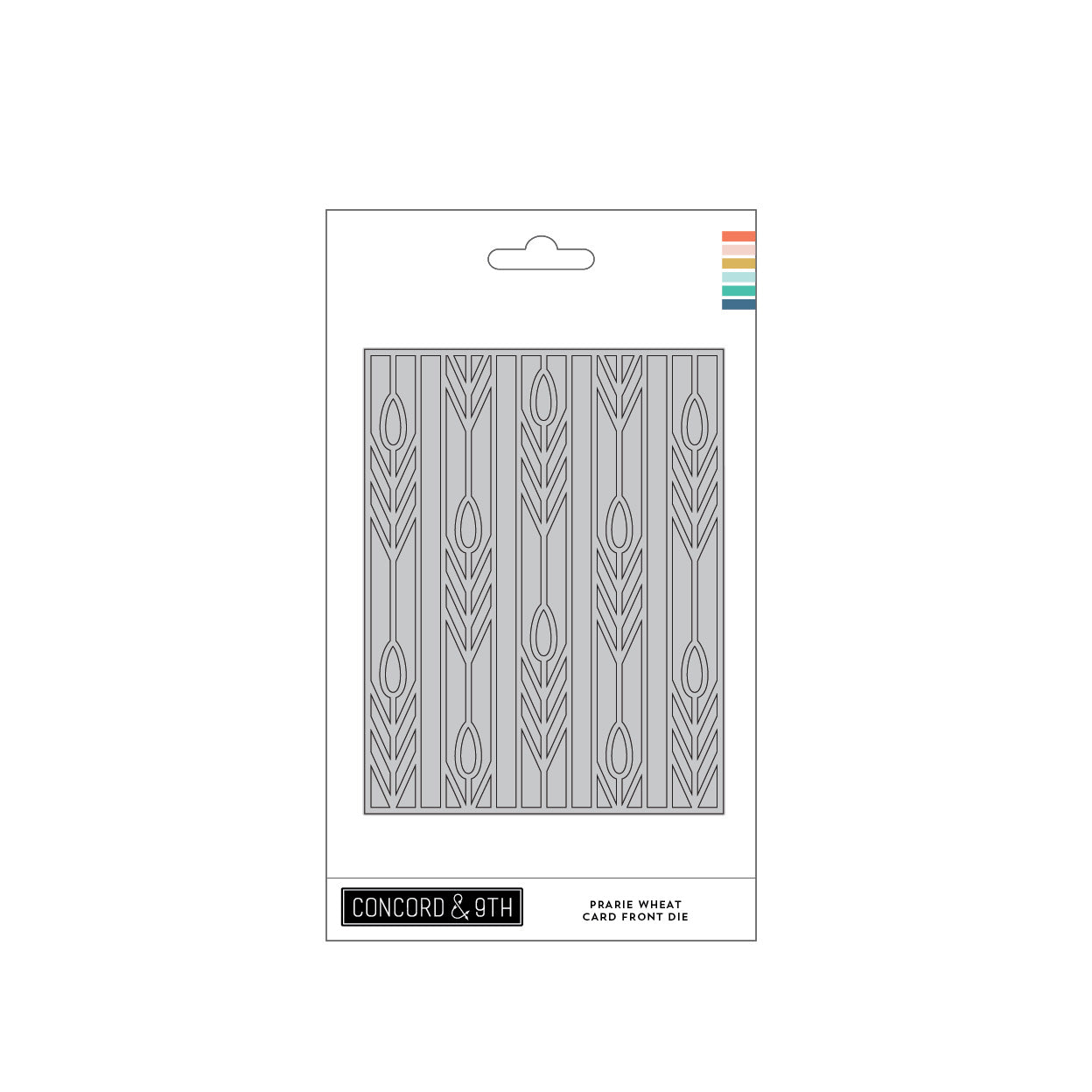 Concord & 9th - Prairie Wheat Card Front Die