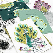 Concord & 9th - Pretty Peacock Stamp Set