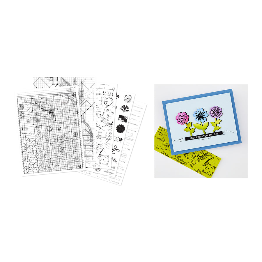 Hero Arts - Grids & Icons Mixed Media Hero Transfers