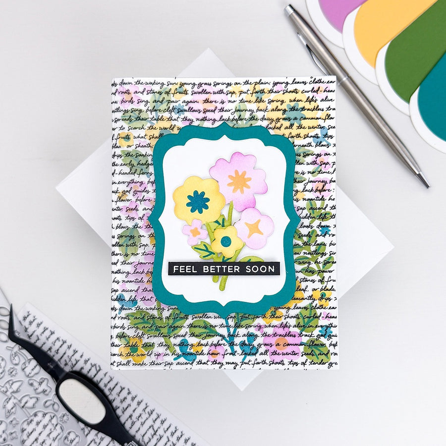 Hero Arts - Birdsong Script Hero Transfers