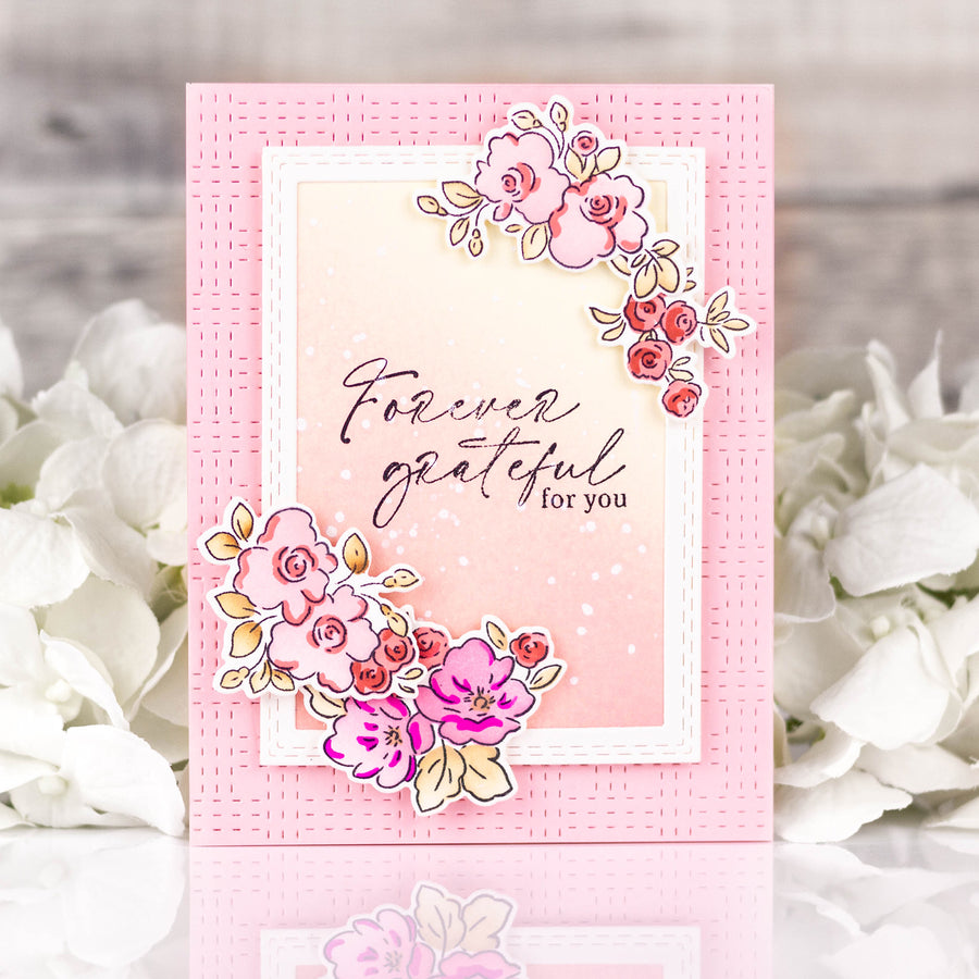 Pinkfresh Studio - Essentials: Double Stitched Rectangles Dies