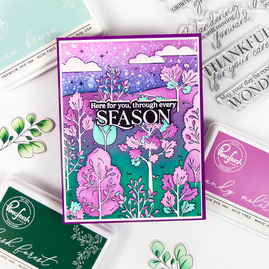 Pinkfresh Studio - Dreamer's Forest Stencils