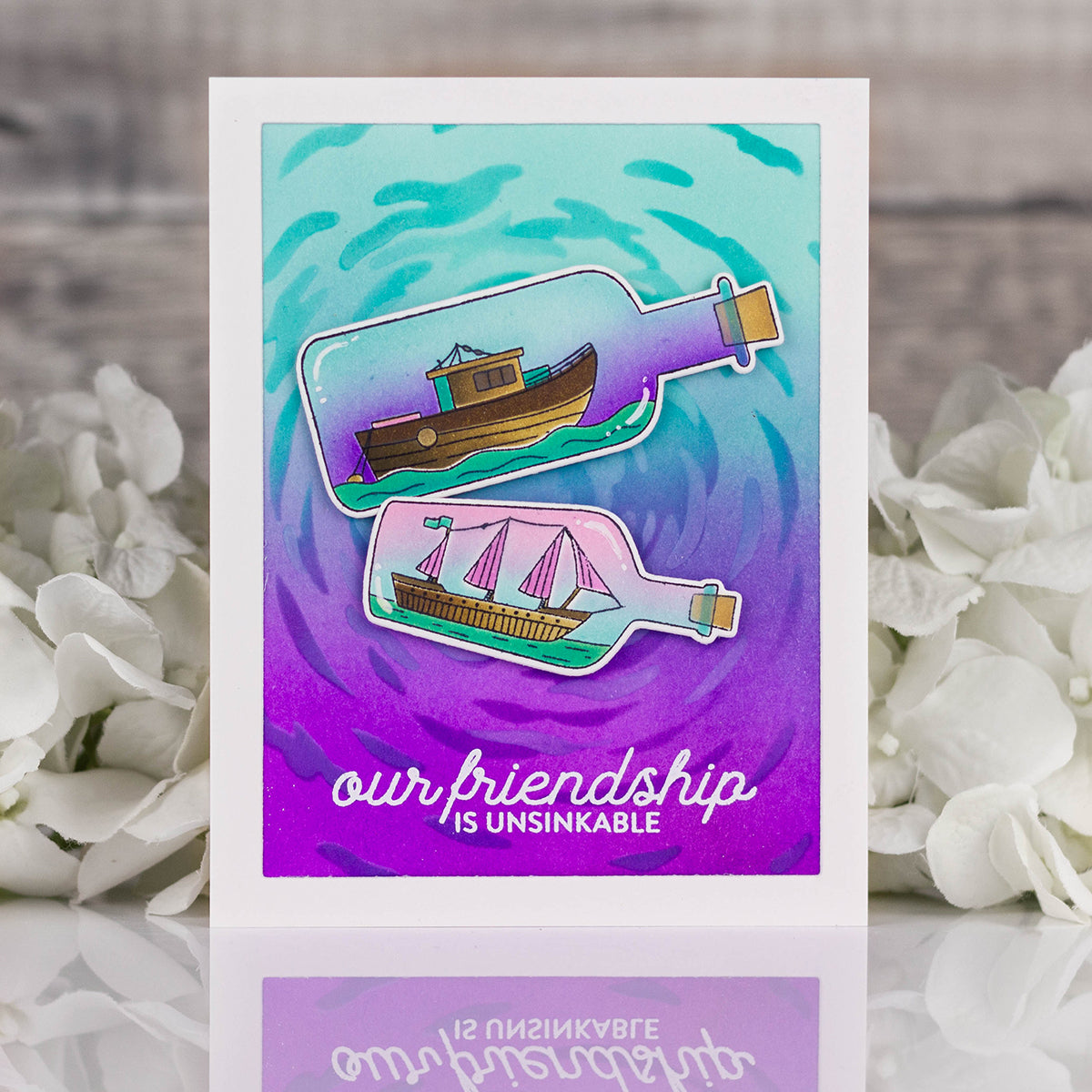 Pinkfresh Studio - Message in a Bottle Stamps