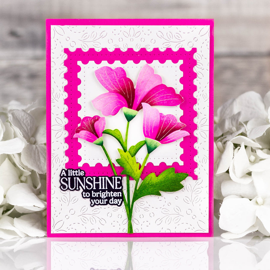 Pinkfresh Studio - Dotted Postage Square Dies