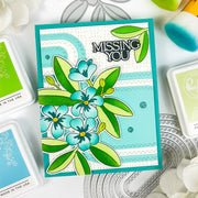 Pinkfresh Studio - Plumeria Stencils