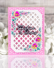 Pinkfresh Studio - Diamond Lattice Coverplate Die
