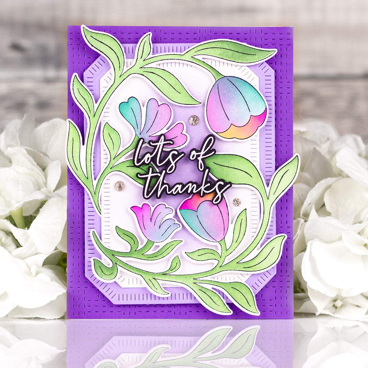 Pinkfresh Studio - Moonlit Blooms Stencils