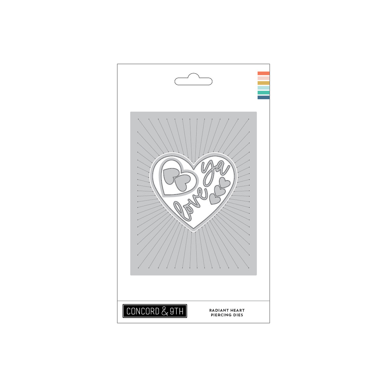 Concord & 9th - Radiant Heart Piercing Dies