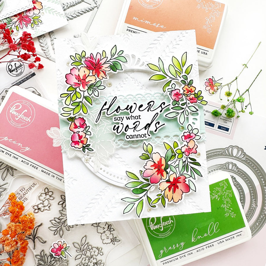 Pinkfresh Studio - Flowers for the Soul Stencils