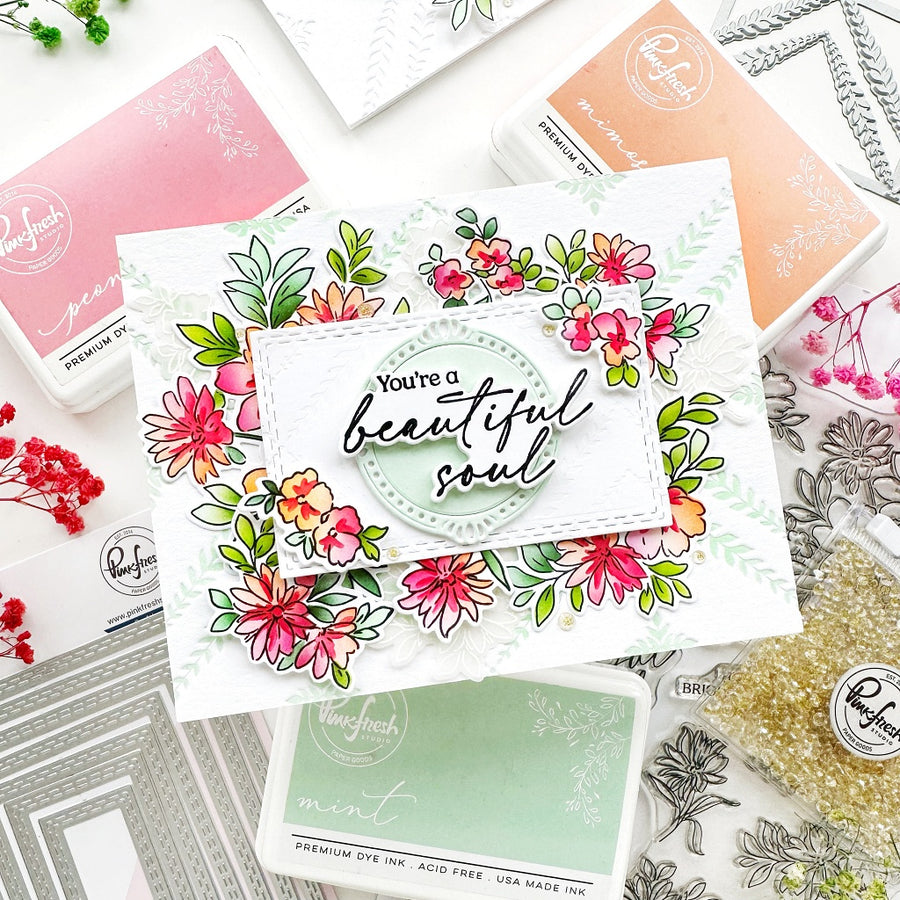 Pinkfresh Studio - Flowers for the Soul Stencils