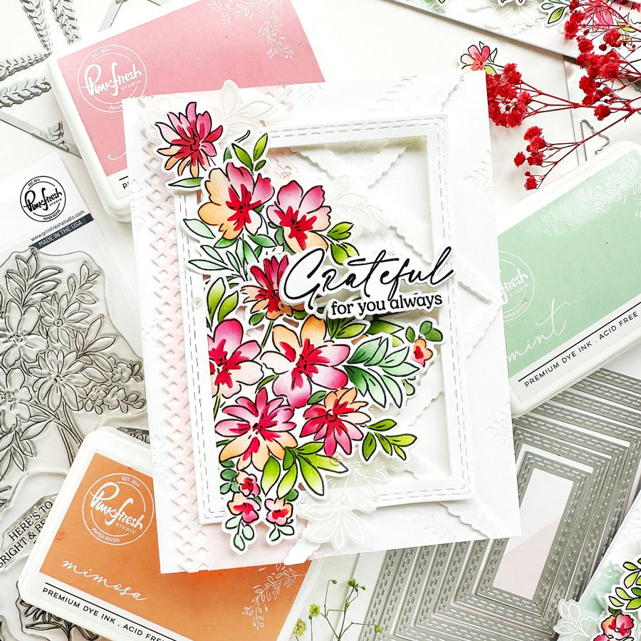 Pinkfresh Studio - Flowers for the Soul Stencils